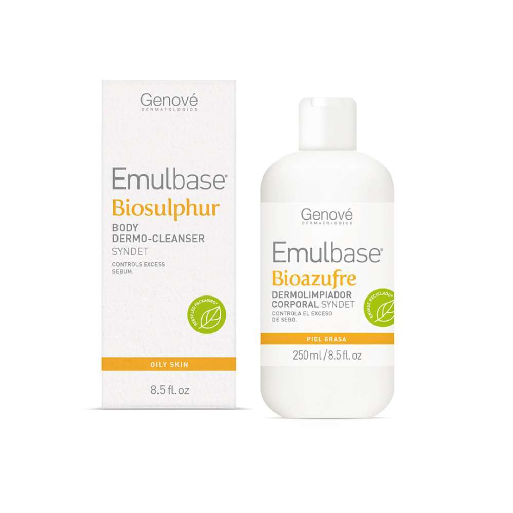 GENOVÉ Emulbase Bioazufre Dermolimpiador Corporal X 250 Ml - Image 2