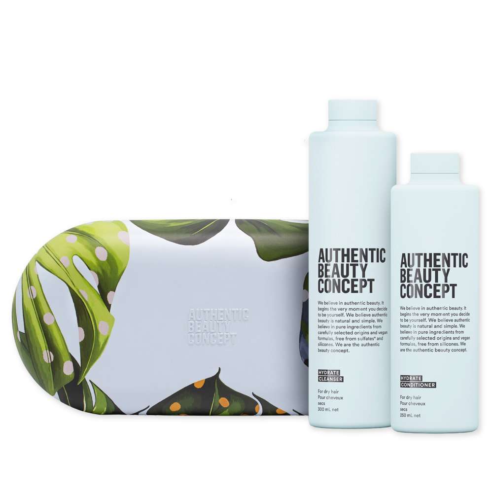 KIT ABC Hydrate Shampoo 300 ML + Acondicionador 250 ML + Estuche