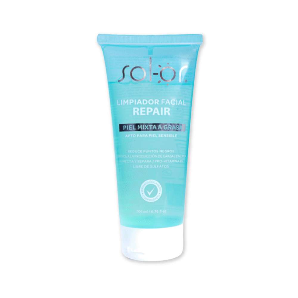 SOLOR Limpiador Facial Repair X 200 Ml